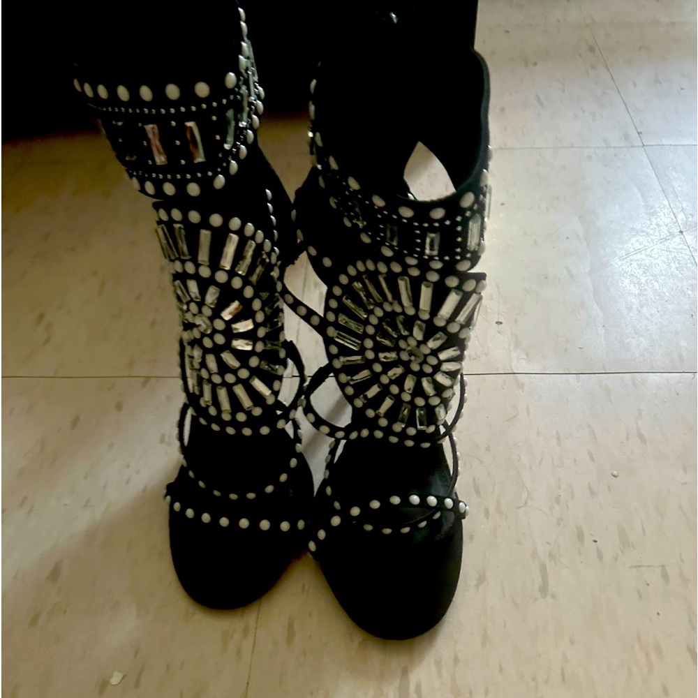 Black beautiful heels